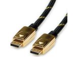 Cavo Displayport Roline Gold, V1.4, Dp St - St, 1 M