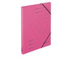 Raccoglitore Ad Anelli Herlitz Easyorga A4 In Cartone Con Meccanismo A 2 Anelli Fucsia