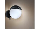 Luce Da Esterno Eglo Prata Vecchia Applique IP44 Lampada Da Giardino Nero Globo Luminoso