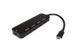 Value Hub Usb 3.2 Gen 1, 4 Porte, Cavo Di Collegamento Di Tipo C, Con 1 Porta Pd