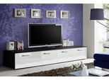 Tavolino Per Tv Dan - Nero / Bianco
