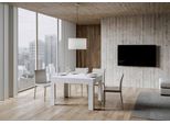 Itamoby - Tavolo Allungabile 120/180X90 Cm Bibi Bianco Spatolato