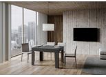 Itamoby - Tavolo Allungabile 120/180X90 Cm Bibi Antracite Spatolato