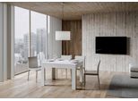 Itamoby - Tavolo Allungabile 120/180X90 Cm Bibi Bianco Frassino