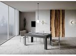 Itamoby - Tavolo Allungabile 160/220X90 Cm Bibi Antracite Spatolato