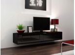 Tavolino Per Tv Ashton 180 – Nero Lucido