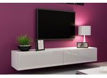 Tavolino Per Tv Ashton 180 – Bianco Lucido