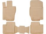Tappetini Auto In Gomma Novline Mercedes Classe Gl 2006-2012 (X164, Beige)