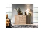 Cassettiera Combinata Oruro 1 – Rovere Artisan / Nero