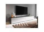 Armadietto Tv 180 Cm Willa D – Matera / Bianco Lucido