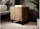 Set Di Comodini Haer - Rovere Wotan / Nero