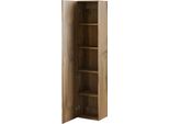 Armadietto Sospeso Alto Ashton - Grigio / Grigio Lucido