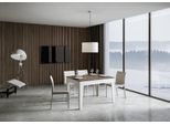 Itamoby - Tavolo Allungabile 120/180X90 Cm Cico Mix Piano Noce - Base Bianco Frassino