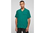 PáNská KošIle Urban Classics Viscose Camp Shirt Verde - L