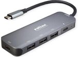 Hub Usb 3.2 Gen 2 Roline, 4 Vie, Cavo Di Connessione Type-C
