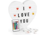 Easymaxx Lightbox Led Cuore - 173 Lettere E 150 Moodji