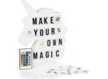 Easymaxx Lightbox Led Unicorno - 173 Lettere E 150 Moodji