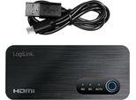 Logilink HD0058 Switch Hdmi 8K/60 Hz Logilink, 2 X 1-Gang, Nero
