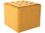Pouf Imbottito Alfons - Giallo