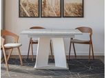 Tavolo Da Pranzo Moderno Allungabile Randoy - Grigio / Bianco