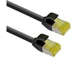 Helos 333097 Helos Cavo Patch Ultra Sottile Cat 6A Nero