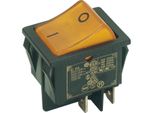 Interruttore A Bilanciere Bachmann Serie 3652, Interruttore Di Spegnimento, Carico, A 2 Poli, Nero / Giallo