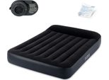 Intex 64150ND 2-Persoons Luchtbed + Ingebouwde Elektrische Pomp 152X203X25 Cm Zwart