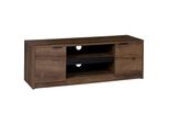 Tavolino Per Tv 135 Cm Peoria 2 – Rovere Monastery / Nero Lucido