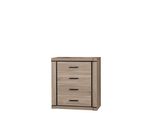 Cassettiera Arika – Larghezza 81 Cm, Rovere Sonoma