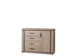 Cassettiera Combinata Arika – Larghezza 117 Cm, Rovere Sonoma