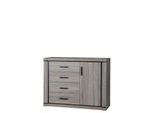 Cassettiera Combinata Arika – Larghezza 117 Cm, Rovere Tartufo