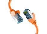 Efb EC020200222 Efb RJ45 Patchkabel Mit CAT7 Rohkabel Orange 1.5M