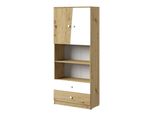 Scansia Chima - Rovere Artisan / Bianco