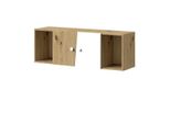 Armadietto Sospeso Chima 1 - Rovere Artisan / Bianco