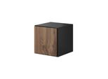 Armadietto Sospeso Con Anta Normandia 1 - Antracite / Rovere Wotan