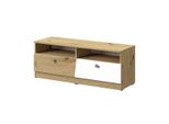 Tavolino Per Tv Chima - Rovere Artisan / Bianco / Grigio