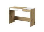 Scrivania Chima - Rovere Artisan / Bianco
