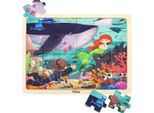 Viga Puzzle Di Legno 24 El. Il Mistero Del Mare