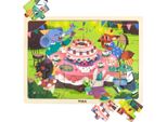 Viga Puzzle In Legno 24 El. Festa Di Compleanno