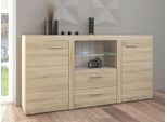 Cassettiera Combinata Moderna Thise - Rovere Sonoma