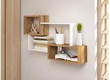 Scaffale Sospeso Harken 5 - Rovere Wotan / Bianco