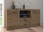 Cassettiera Combinata Con Illuminazione A Led Thise - Rovere Lefkas