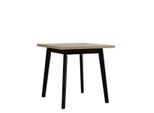 Tavolo Da Pranzo 80X80 Cm Ames 1 - Rovere Sonoma / Nero