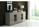 Cassettiera Combinata Con Illuminazione A Led Tung - Rovere Sonoma