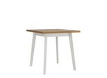 Tavolo Da Pranzo 80X80 Cm Ames 1 - Rovere Grandson / Bianco