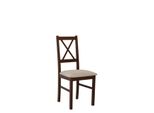 Sedia Da Pranzo Con Seduta Imbottita Danbury 10 - Noce / Beige