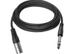 Vivolink PROAUDXLRJACKS1 Cavo Audio 1 M Xlr 6,35 Mm Trs Nero (PROAUDXLRJACKS1)