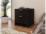 Comodino Con Cassetti Taboro - Nero