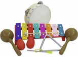 Dimavery Set Di Percussioni Iii, 7 Pezzi