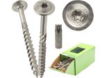 Viti A Testa Cilindrica Pgb A2 In Acciaio Inox 8 X 60 Mm 50 Pz. + Bit